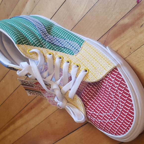 Vans SK8-MID (Pride) lgbtq Mens Skate shoe size 10.5 Womens size 12 - Picture 7 of 12